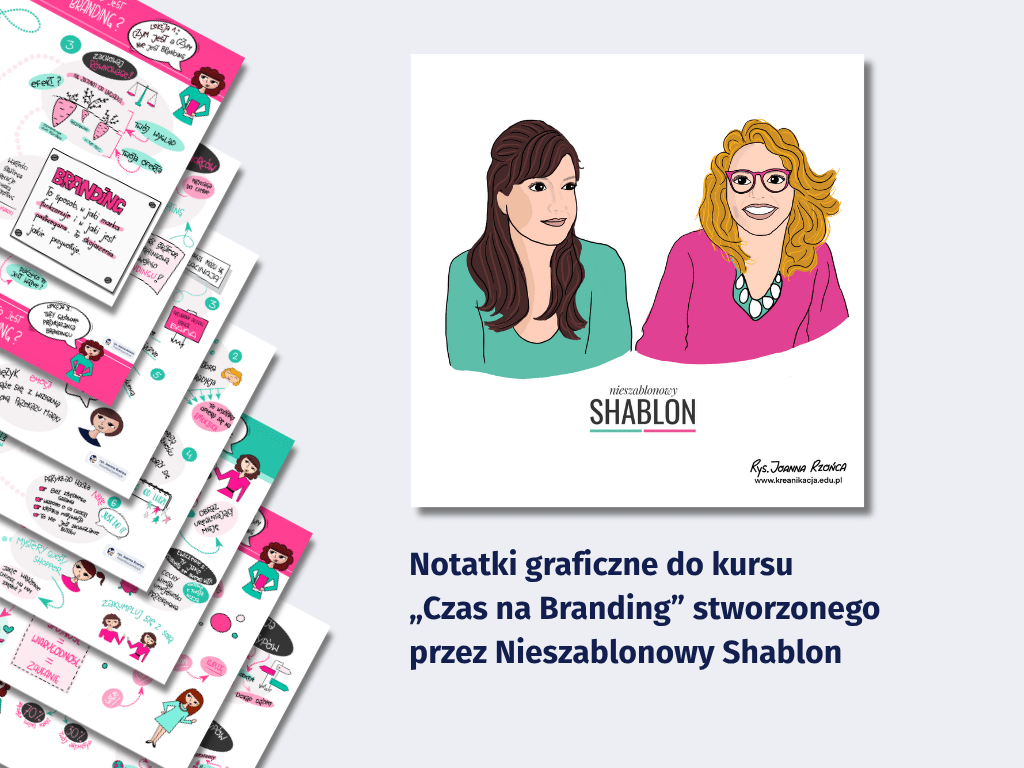 Notatki graficzne do kursu "Czas na branding"